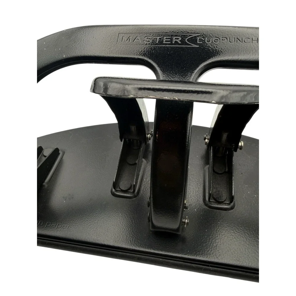 Master DP20 DuoPunch Heavy Duty Two & Three Hole Paper Punch 20 Sheet Metal